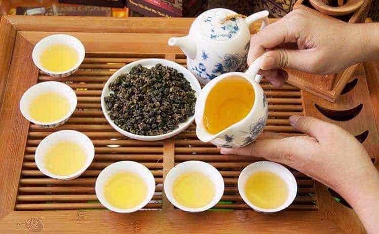 Cách pha trà Ô Long giảm cân ích thọ